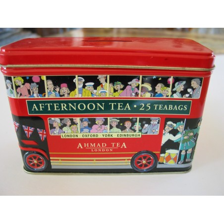 BOITE TIRELIRE BUS AFTERNOON TEA - 25 TEABAGS