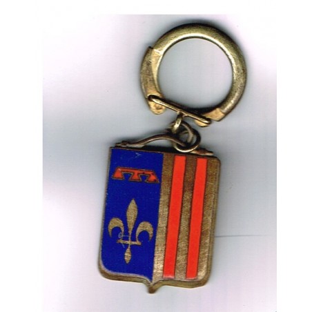 PORTE CLES TRANSPORTS AERIENS ALPES PROVENCE - METAL EMAILLE﻿ M M.