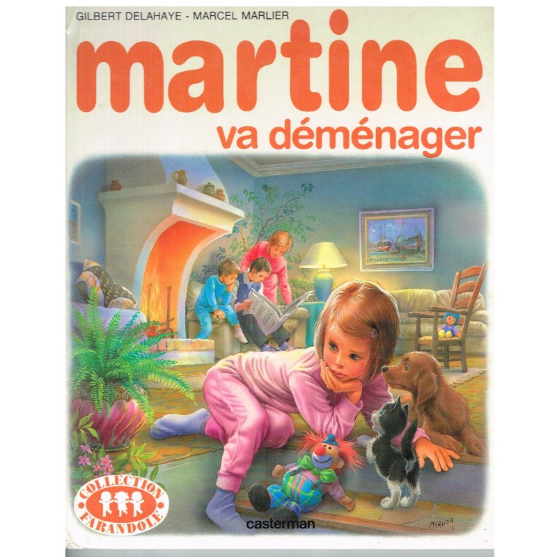 LIVRE : MARTINE VA DEMENAGER