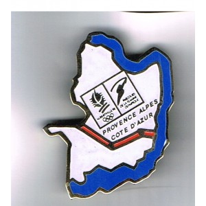 PIN'S J. O. ALBERVILLE 92 - PACA - METAL EMAILLE