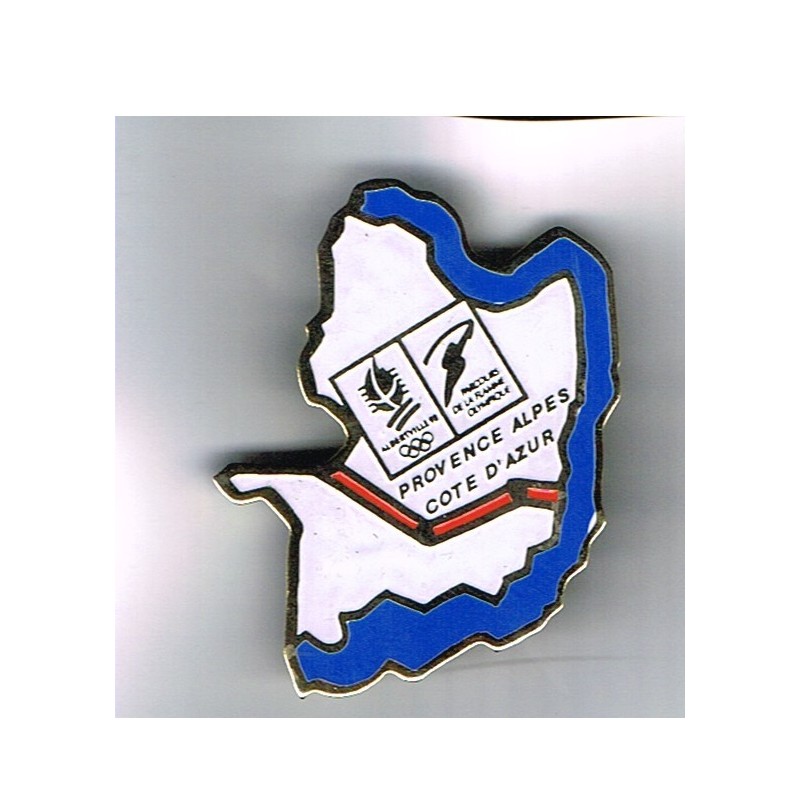 PIN'S J. O. ALBERVILLE 92 - PACA - METAL EMAILLE