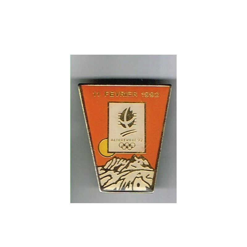 PIN'S J. O. ALBERVILLE 92 - 11 FEVRIER 1992 -  METAL