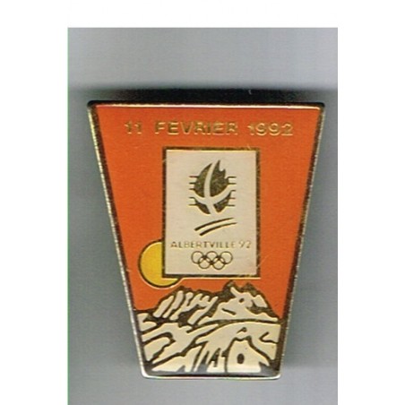PIN'S J. O. ALBERVILLE 92 - 11 FEVRIER 1992 -  METAL