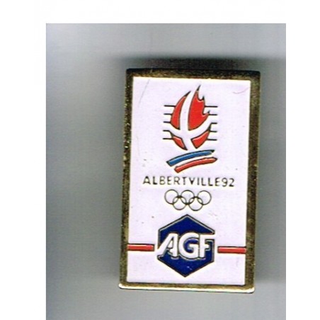 PIN'S J.O. ALBERTVILLE 92 - AGF METAL EMAILLE