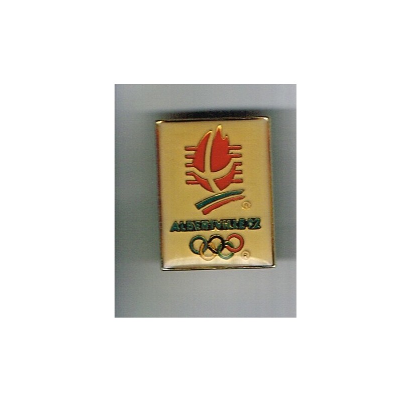 PIN'S JEUX OLYMPIQUES ALBERTVILLE 92 - EPOXY.