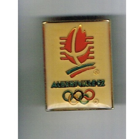 PIN'S JEUX OLYMPIQUES ALBERTVILLE 92 - EPOXY.