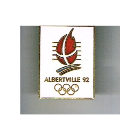 PIN'S J.O. ALBERTVILLE 92 - METAL EMAILLE.