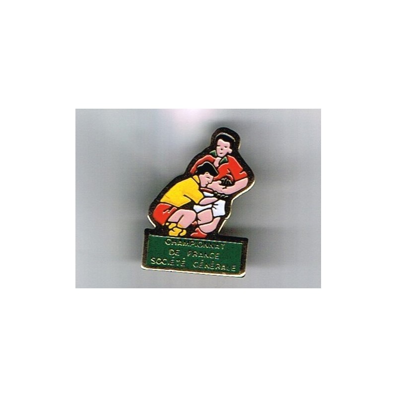 PIN'S DE RUGBY  - CHAMPIONNAT DE FRANCE SOCIETE GENERALE