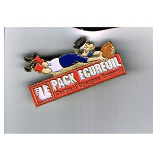 PIN'S DE RUGBY  - PACK ECUREUIL