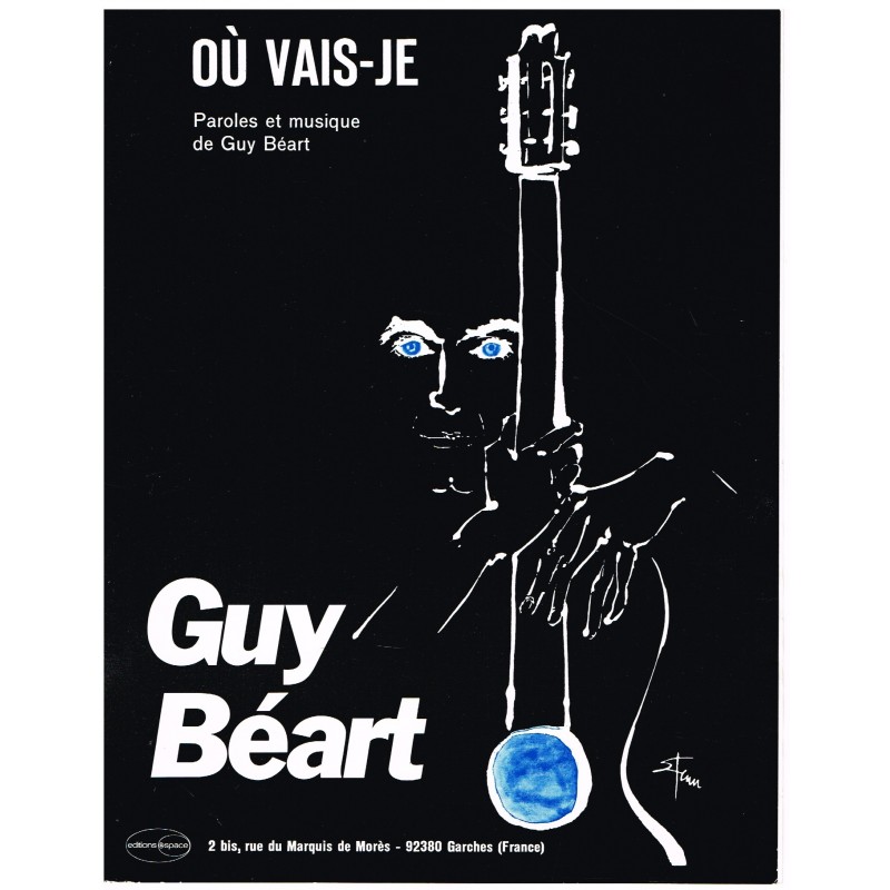 PARTITION DE GUY BEART - OU VAIS-JE.