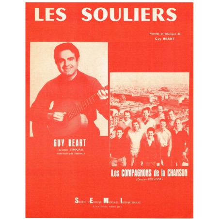 PARTITION DE GUY BEART - LES SOULIERS