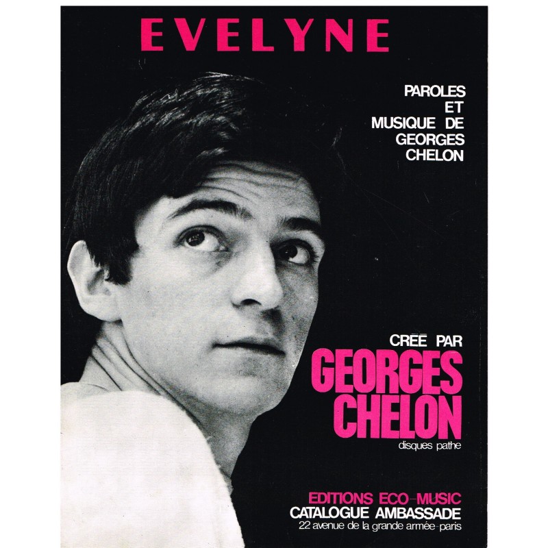 PARTITION DE GEORGES CHELON - EVELYNE