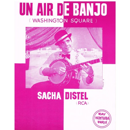 PARTITION DE SACHA DISTEL - UN AIR DE BANJO