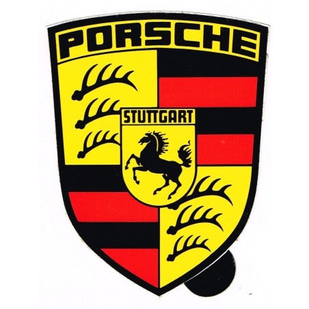 AUTOCOLLANT PORSCHE STUTTGART