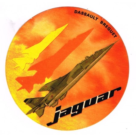 AUTOCOLLANT JAGUAR - DASSAULT BREGUET