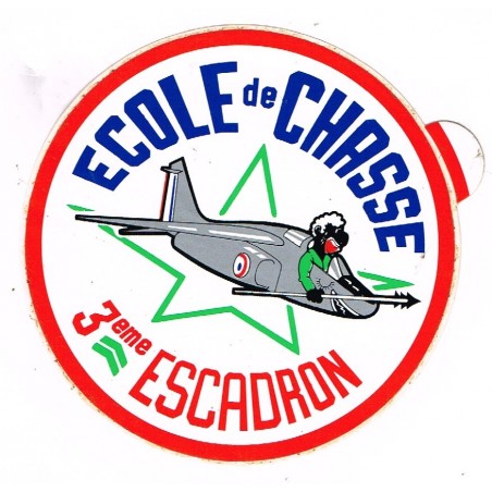AUTOCOLLANT ECOLE DE CHASSE - 3ème ESCADRON