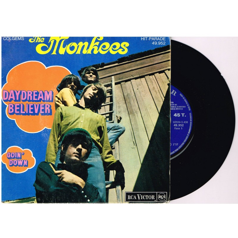 DISQUE 45 TOURS 17 cm BIEM : THE MONKEES  - DAYDREAM