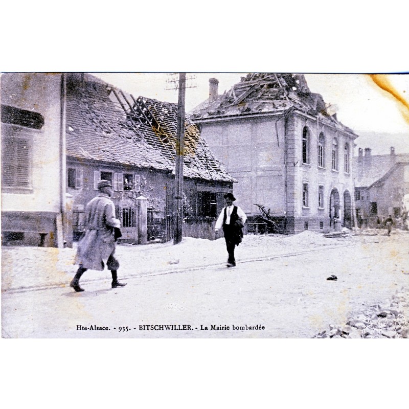 cp67-bitschwiller-la-mairie-bombardee
