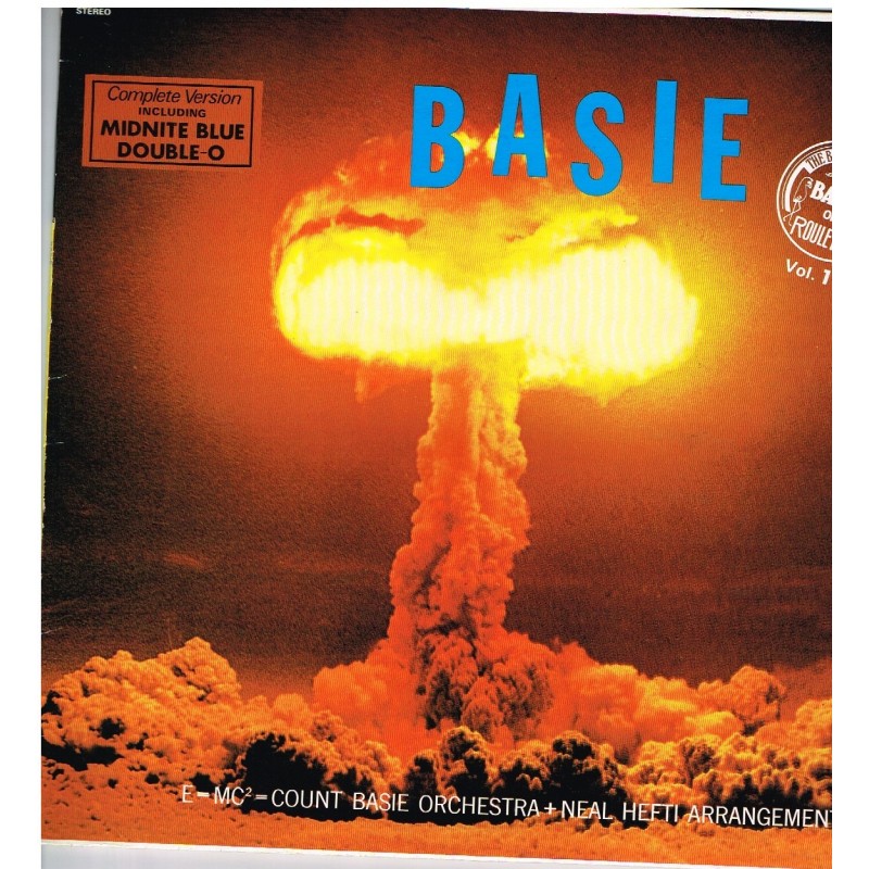 DISQUE 33 TOURS  - COUNT BASIE - BASIE ON ROULETTE Vol 1 DISQUE 33 TOURS  - COUNT BASIE - BASIE ON ROULETTE Vol 1