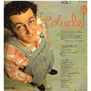 DISQUE 33 TOURS COLUCHE - ENREGISTREMENT PUBLIC VOL.1