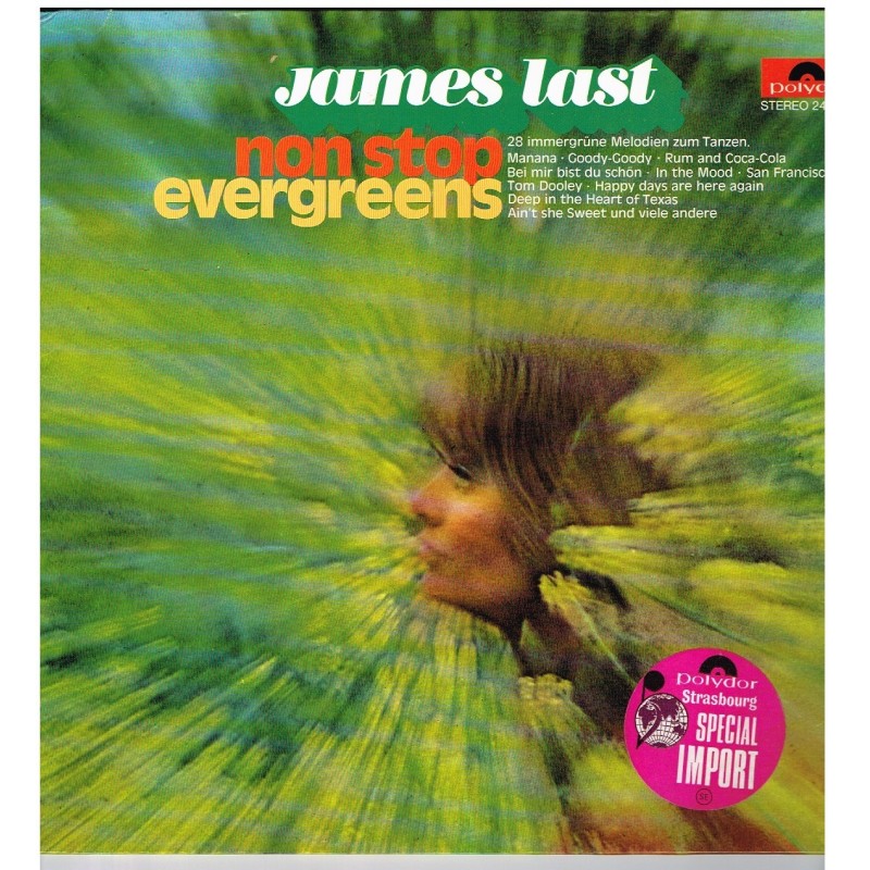 DISQUE 33 TOURS  JAMES LAST - NON STOP EVERGREENS