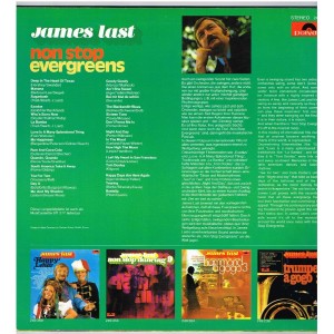 DISQUE 33 TOURS  JAMES LAST - NON STOP EVERGREENS