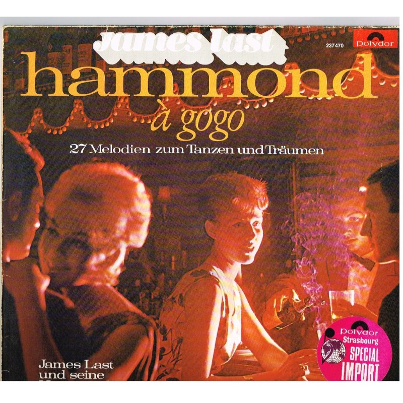 DISQUE 33 TOURS  JAMES LAST - HAMMOND A GOGO