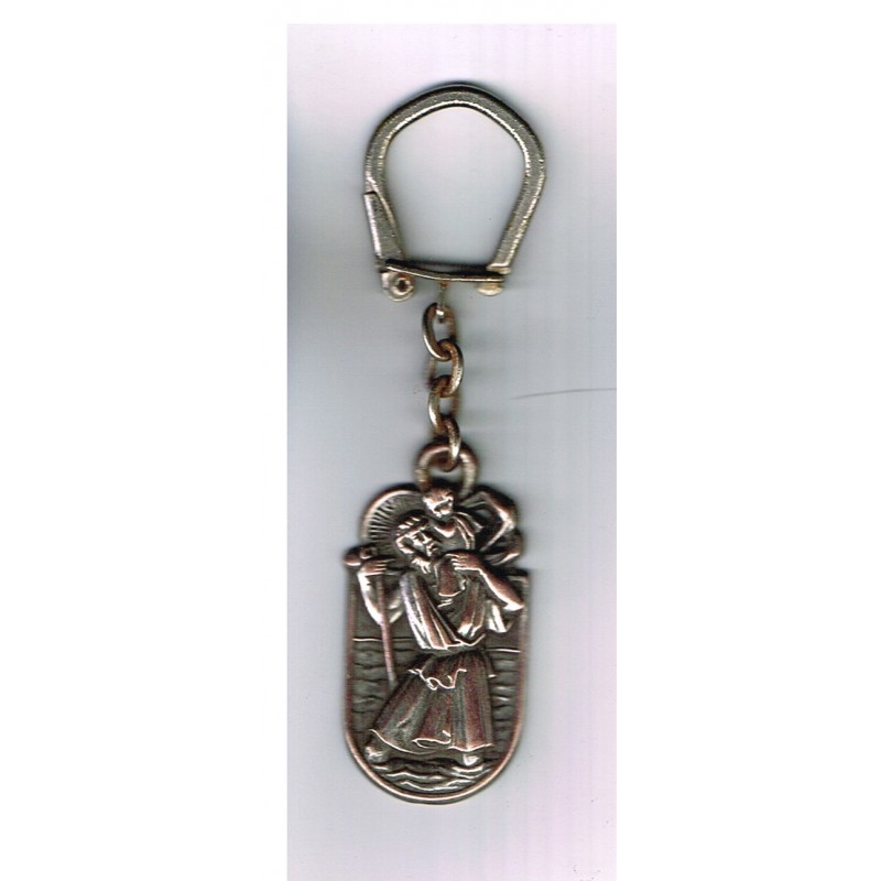 Porte clef Metal Saint Christophe