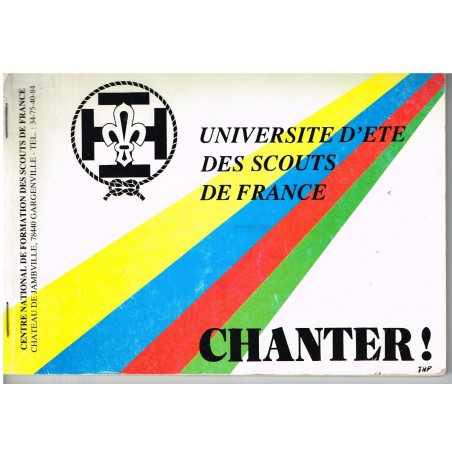 LIVRE SCOUTISME - CHANTER !