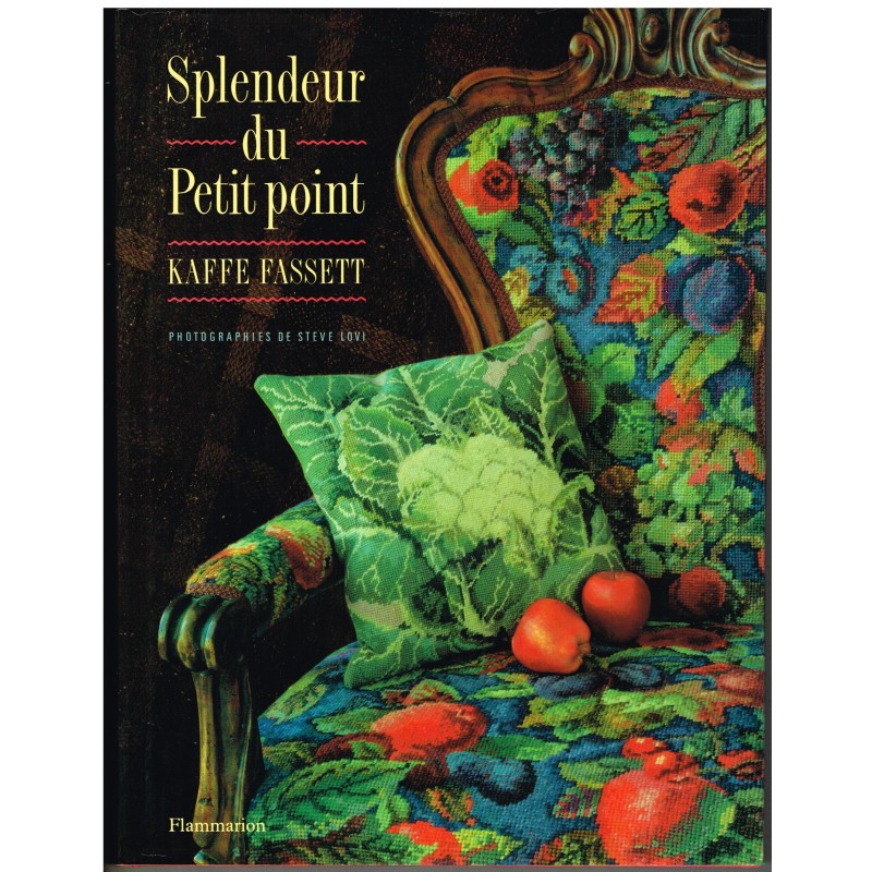 LIVRE SPLENDEUR DU PETIT POINT - KAFFE FASSET