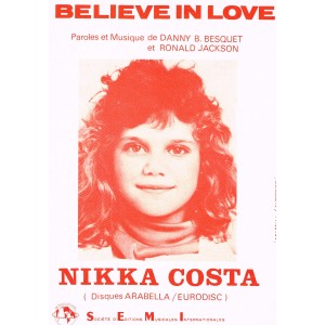 PARTITION DE NIKKA COSTA  - I BELIEVE IN LOVE