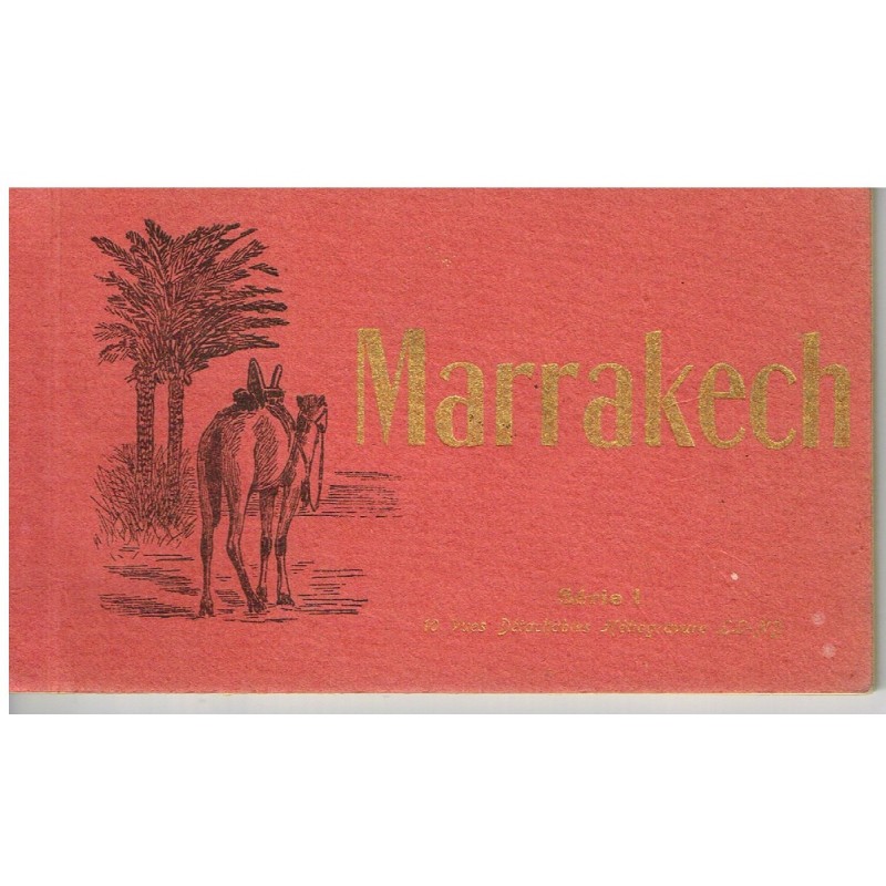 CARNET DE 10 CARTES POSTALES MARRAKECH - SERIE 1