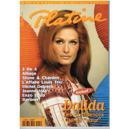 PLATINE N° 41 MAI 97 DALIDA : LES CONFIDENCES DE SA "SOEUR" 