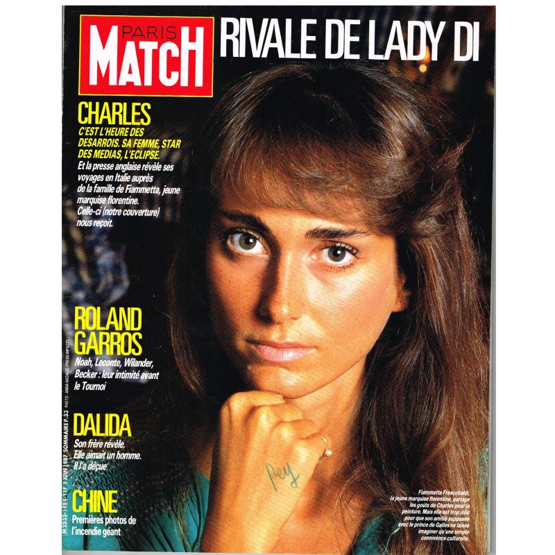 PARIS MATCH N° 1984 JUIN 87 - DALIDA : SON FRERE REVELE