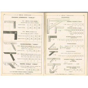 CATALOGUE D'OUTILLAGE ET TARIFS - A LA MECHE AMERICAINE - LEYDET - AOUT 1932