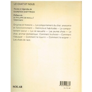 LIVRE - LE CHAT ET NOUS