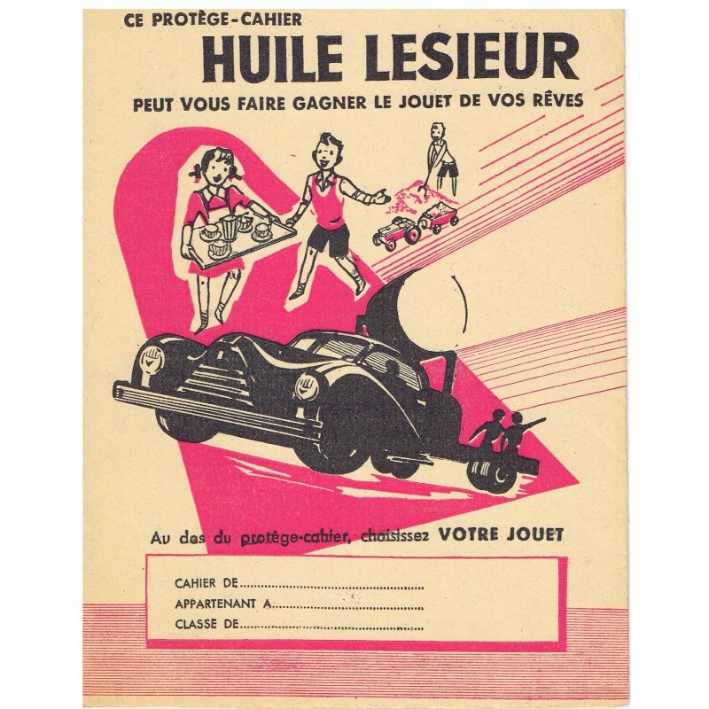 PROTEGE CAHIER HUILE LESIEUR VOTRE JOUET