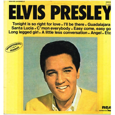 DISQUE 33 TOURS - ELVIS PRESLEY- C'MON EVERYBODY