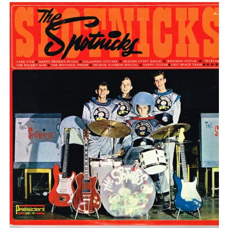 DISQUE 33 TOURS - THE SPOTNICKS - TAKE FIVE
