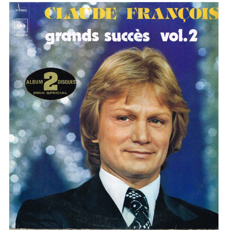 ALBUM 2 DISQUES 33 TOURS CLAUDE FRANCOIS - GRANDS SUCCES VOL 2 ALBUM 2 DISQUES 33 TOURS CLAUDE FRANCOIS - GRANDS SUCCES VOL 2