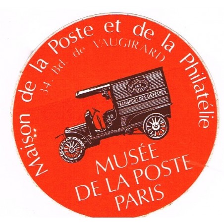 AUTOCOLLANT  MUSEE DE LA POSTE