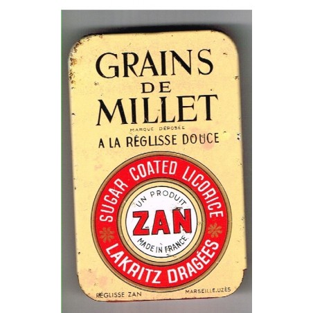 BOITE ZAN GRAINS DE MILLET