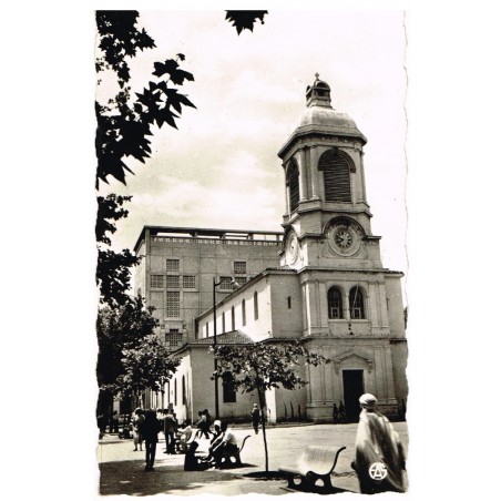 CARTE POSTALE MOSTAGANEM - L'EGLISE SAINT JEAN BAPTISTE