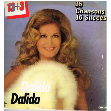 DISQUE 33 TOURS  - DALIDA - 16 CHANSONS 16 SUCCES