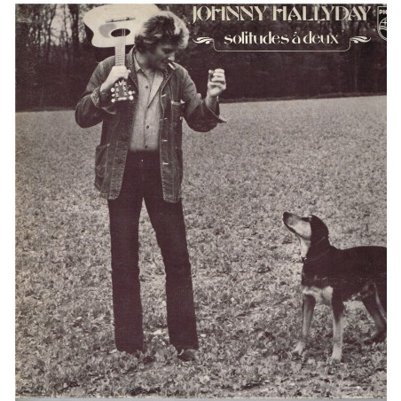 DISQUE 33 TOURS  - JOHNNY HALLYDAY - SOLITUDES A DEUX