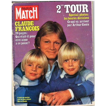 PARIS MATCH N° 1504 : CLAUDE FRANCOIS