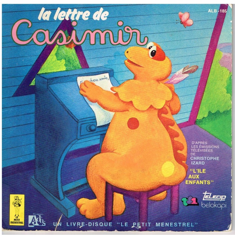 LIVRE-DISQUE 45 TOURS LA LETTRE DE CASIMIR