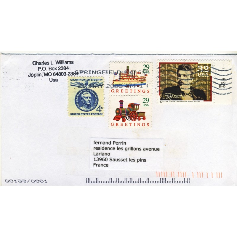 timbres-sur-lettre-usa