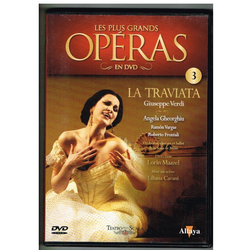 DVD LA TRAVIATA - LES PLUS GRANDS OPERAS EN DVD - N° 3