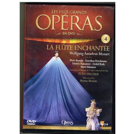 DVD LA FLÛTE ENCHANTEE - LES PLUS GRANDS OPERAS EN DVD - N° 4 